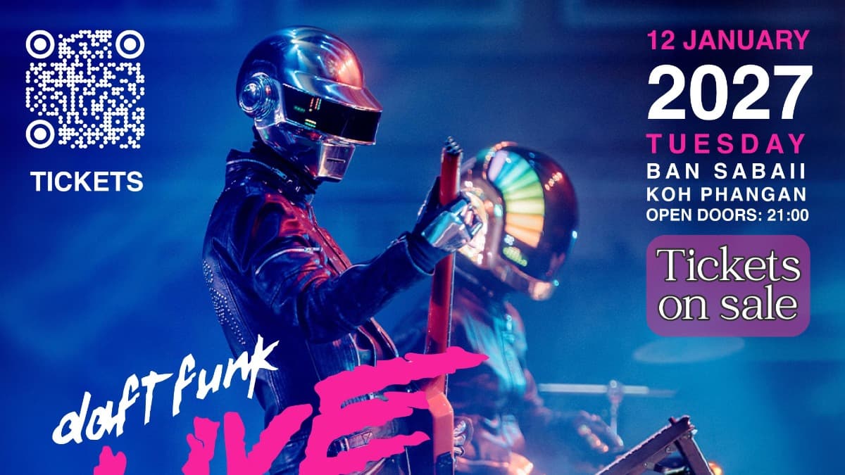 DAFT FUNK LIVE | KOH PHANGAN — Ban Sabai Beach Bar